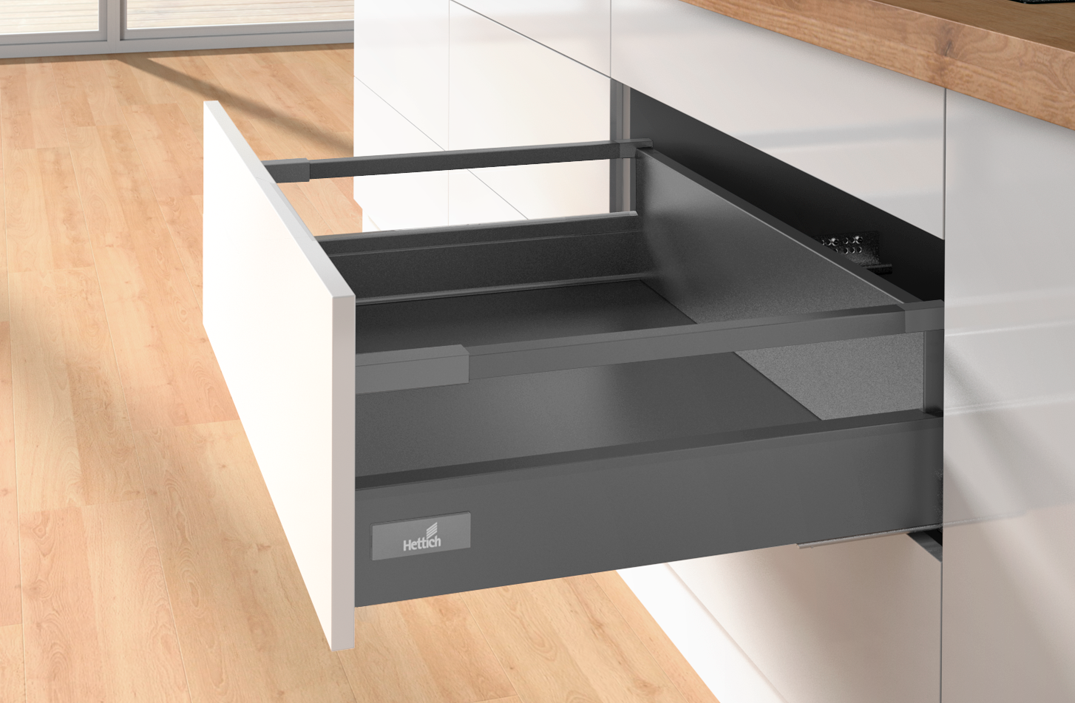 Buy High Sided Soft Closing Hettich Drawer Anthracite